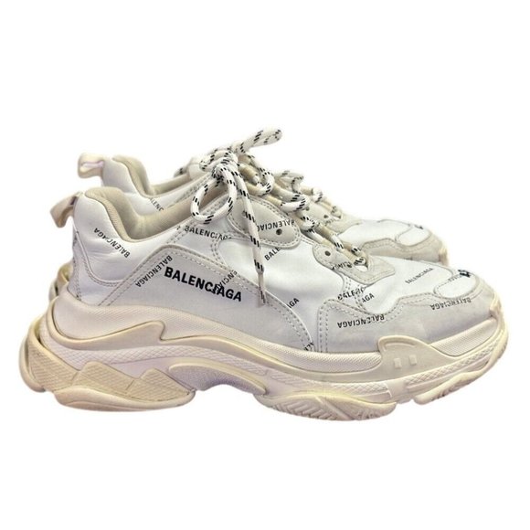 Balenciaga Triple S all over logo sneakers shoes 536737 MENS US 10 EUR 43 - Picture 1 of 12